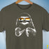 Pride Sloth Bear Pride Flag Sunglasses Premium Unisex T-Shirt - Army